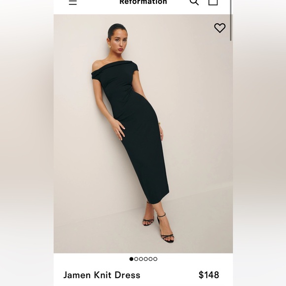 Reformation GREEN Jamen knit dress size small - Picture 3 of 11